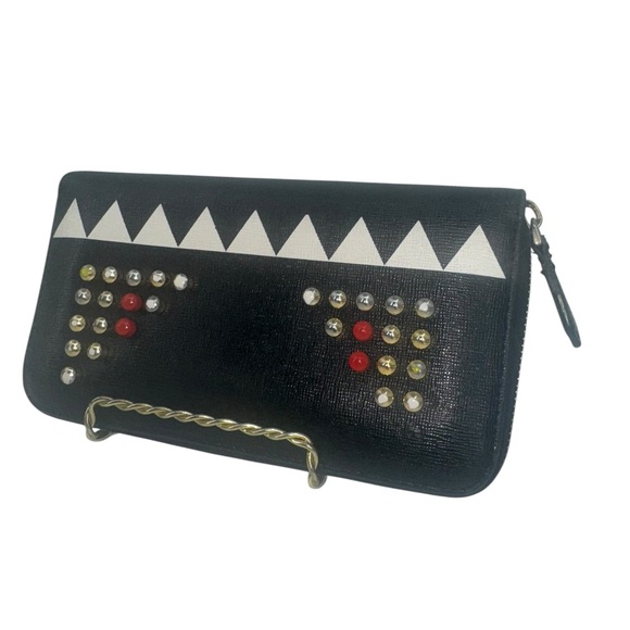 Fendi Limited Edition Monster Studded Zip around Wallet - Picture 1 of 16